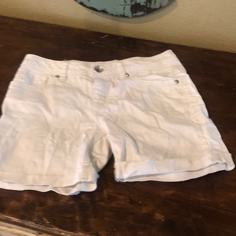 Justice size 14 R white shorts